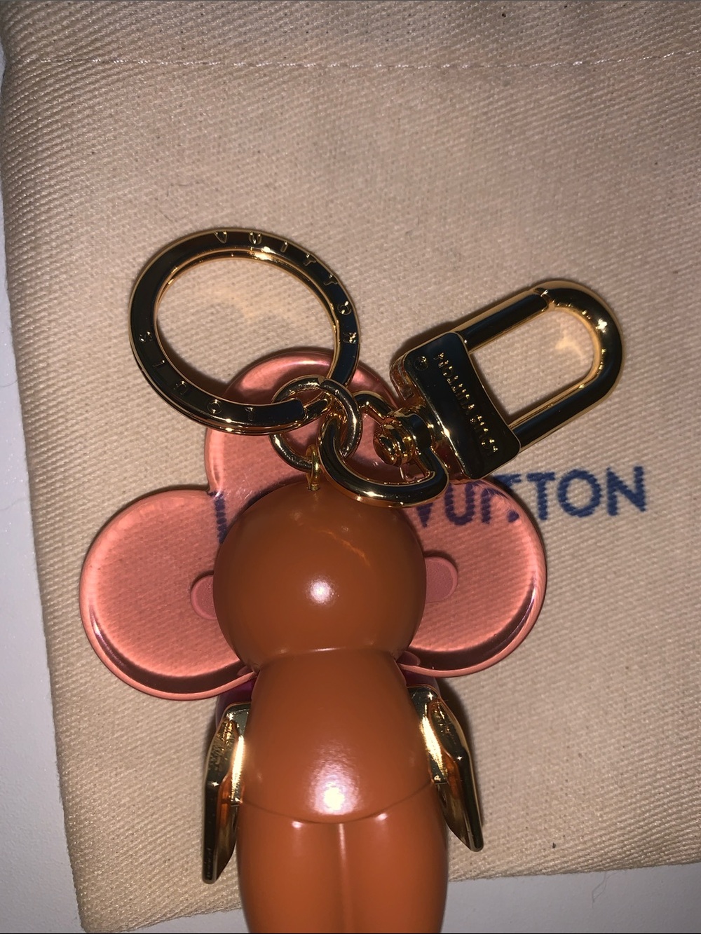 Louis Vuitton Vivienne purse/bag charm keychain - Picture 3 of 9